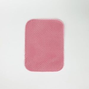 Mesh Dish Scrubber - Double-Layer with Micro Bubbles 3 PCS (Pink/10 IN x 8 IN)